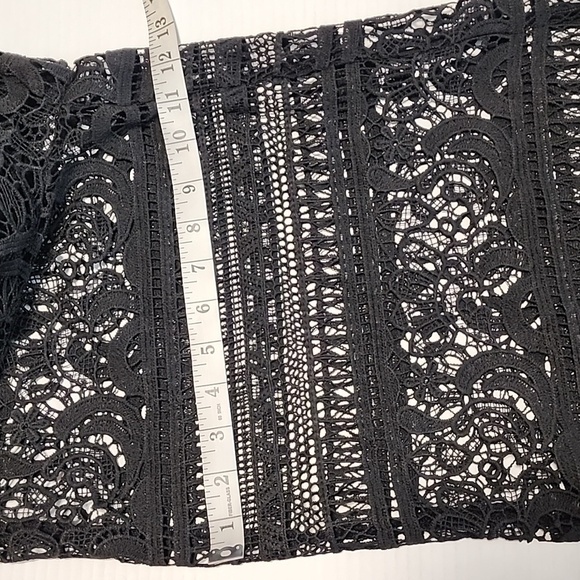 Maeve Wide-Leg Sheer Lace Trousers - Picture 11 of 15